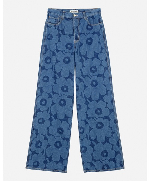 marimekko(マリメッコ)の「【Maridenim】Unikko / Wide jeans S(デニムパンツ・レディース・インディゴブルー・25inch/26inch/27inch/28inch/29inch/30inch)」の5枚目の写真