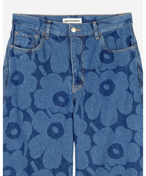 marimekko(マリメッコ)の「【Maridenim】Unikko / Wide jeans S(デニムパンツ・レディース・インディゴブルー・25inch/26inch/27inch/28inch/29inch/30inch)」の7枚目の写真