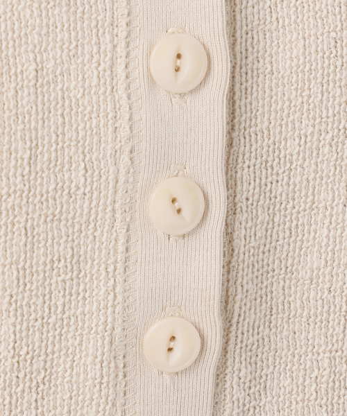 SLOBE IENA（スローブイエナ）の「《WEB限定カラー有り/追加》Wフェイスジャージヘンリープルオーバー（Tシャツ/カットソー・レディース・ピンク系その他/ライトグレー/ベージュ/ネイビー・FREE）」の16枚目の写真