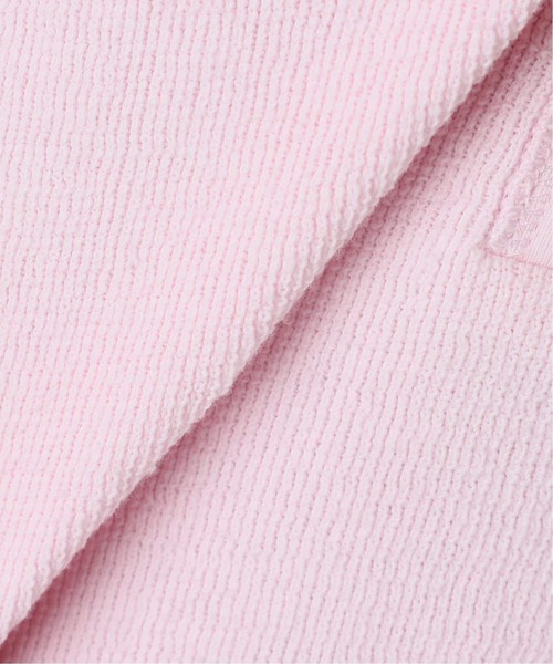 SLOBE IENA（スローブイエナ）の「《WEB限定カラー有り/追加》Wフェイスジャージヘンリープルオーバー（Tシャツ/カットソー・レディース・ピンク系その他/ライトグレー/ベージュ/ネイビー・FREE）」の9枚目の写真