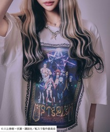 Salong hameu | 転生したらスライムだった件 キャラクタープリント ビッグシルエットTシャツ/リムル・ミリム・ディアブロ・オクトグラム(Tシャツ/カットソー)