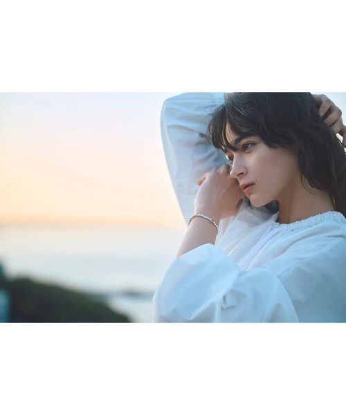 Demi-Luxe BEAMS（デミルクス ビームス）の「AK+1 / エアリー ナイロン ブルゾン（ブルゾン・レディース・グリーン系その他5/ホワイト・ONE SIZE）」の9枚目の写真