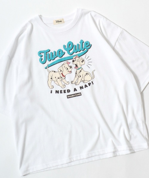Disney(ディズニー)の「Disney(ディズニー)キャラクターTシャツ/ワイドシルエット半袖 プリントT 36色展開 レディース(Tシャツ/カットソー・レディース・イエロー系3/ブラック系2/ホワイト系3/ブルー系4/ブルー系2/ネイビー系2/グリーン系3/ブラック系4/ブルー系3/ネイビー系1/グリーン系2/レッド/ベージュ系2/グレー系1/ブラック系3/ホワイト系4/グレー系3/グレー系2/イエロー系2/オレンジ系3/オレンジ系2/ピンク系3/ピンク系2/イエロー系1/グリーン系5/グリーン系4/ラベンダー/パープル/ホワイト系2/グリーン系1/パープル系その他/ブラック系1/ホワイト系1/ベージュ系1/オレンジ系1/ブルー系1・L/M)」の3枚目の写真