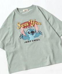 Disney（ディズニー）キャラクターTシャツ/ワイドシルエット半袖 プリントT 36色展開 レディース
