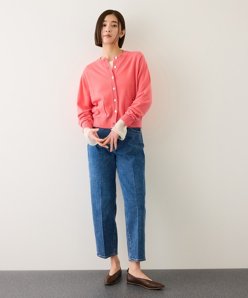 ROPE'(ロペ)の「ウールカシミヤニットカーディガン(カーディガン/ボレロ・レディース・オフホワイト/ライトグレー/ピンク系その他2/ベージュ・FREE)」の9枚目の写真