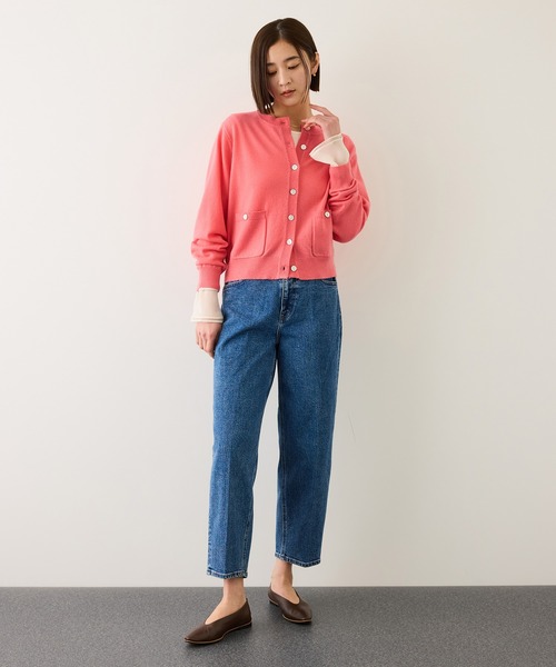 ROPE'(ロペ)の「ウールカシミヤニットカーディガン(カーディガン/ボレロ・レディース・オフホワイト/ライトグレー/ピンク系その他2/ベージュ・FREE)」の10枚目の写真