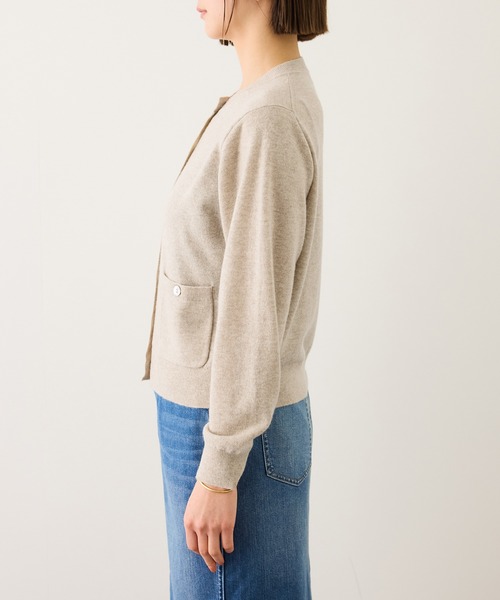 ROPE'(ロペ)の「ウールカシミヤニットカーディガン(カーディガン/ボレロ・レディース・オフホワイト/ライトグレー/ピンク系その他2/ベージュ・FREE)」の17枚目の写真