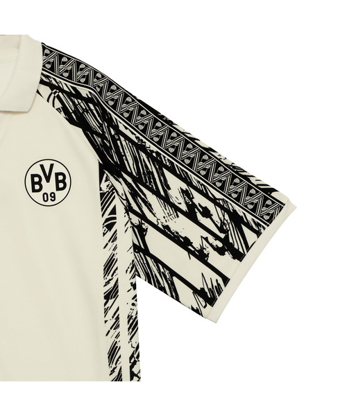 PUMA(プーマ)の「PUMA プーマ メンズ ボルシア ドルトムント キング レトロ 半袖 シャツ(Tシャツ/カットソー・メンズ・ホワイト系その他・MEDIUM/LARGE/SMALL/X-SMALL/X-LARGE)」の3枚目の写真
