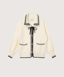 Line Piping Cardigan