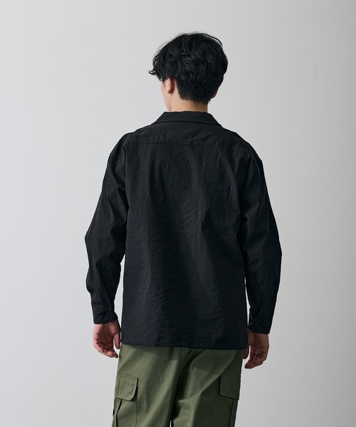 improves（インプローブス）の「ポリワッシャー 長袖 ワークシャツ（シャツ/ブラウス・メンズ・ネイビー/カーキ/ブラック・LARGE/MEDIUM/X-LARGE/SMALL）」の11枚目の写真