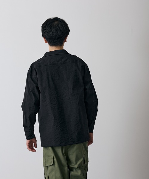 improves（インプローブス）の「ポリワッシャー 長袖 ワークシャツ（シャツ/ブラウス・メンズ・ネイビー/カーキ/ブラック・LARGE/MEDIUM/X-LARGE/SMALL）」の12枚目の写真