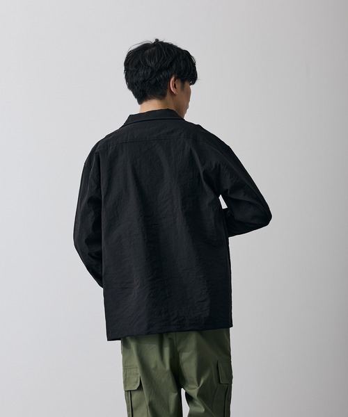 improves（インプローブス）の「ポリワッシャー 長袖 ワークシャツ（シャツ/ブラウス・メンズ・ネイビー/カーキ/ブラック・LARGE/MEDIUM/X-LARGE/SMALL）」の14枚目の写真