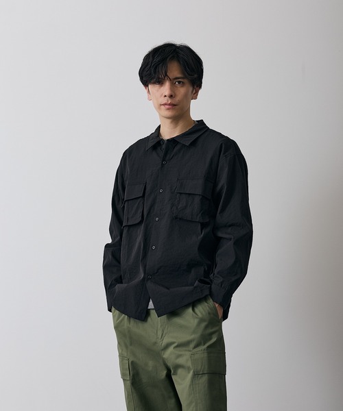 improves（インプローブス）の「ポリワッシャー 長袖 ワークシャツ（シャツ/ブラウス・メンズ・ネイビー/カーキ/ブラック・LARGE/MEDIUM/X-LARGE/SMALL）」の9枚目の写真