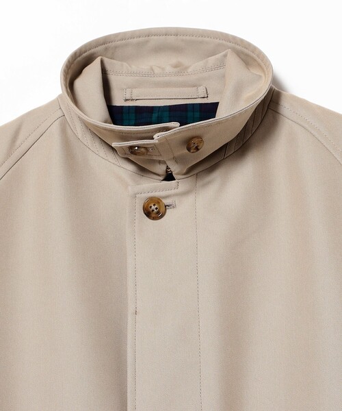 BEAMS PLUS（ビームスプラス）の「Balmacaan Coat T/C Gabardine（その他アウター・メンズ・ベージュ/オリーブ・XL/M/S/L）」の5枚目の写真