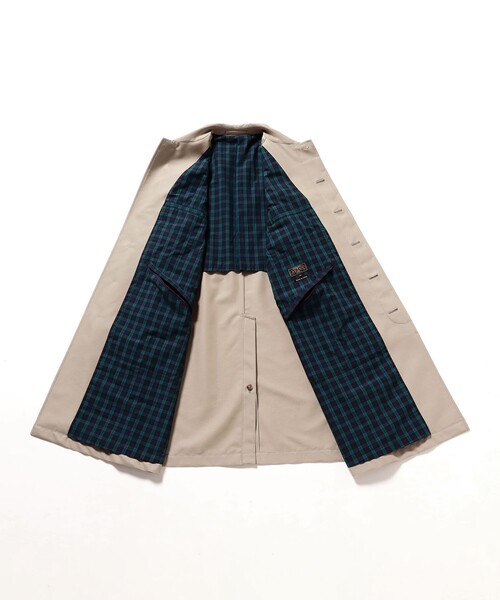 BEAMS PLUS（ビームスプラス）の「Balmacaan Coat T/C Gabardine（その他アウター・メンズ・ベージュ/オリーブ・XL/M/S/L）」の7枚目の写真