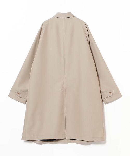 BEAMS PLUS（ビームスプラス）の「Balmacaan Coat T/C Gabardine（その他アウター・メンズ・ベージュ/オリーブ・XL/M/S/L）」の8枚目の写真