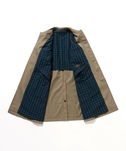 BEAMS PLUS（ビームスプラス）の「Balmacaan Coat T/C Gabardine（その他アウター・メンズ・ベージュ/オリーブ・XL/M/S/L）」の16枚目の写真