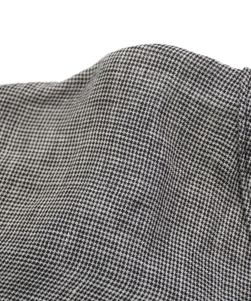 Brocante（ブロカント）の「[Brocante / ブロカント] リネンガーゼチェック カルディガンシャツ（シャツ/ブラウス・レディース・ブラック系その他・2）」の7枚目の写真