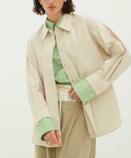 TWO TONE LAYERED SHIRTS（シャツ/ブラウス）｜CLANE（クラネ）の