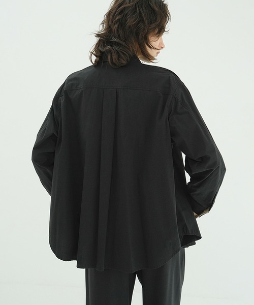 CLANE（クラネ）の「TWO TONE LAYERED SHIRTS（シャツ/ブラウス・レディース・ベージュ/ストライプ・2/1）」の10枚目の写真