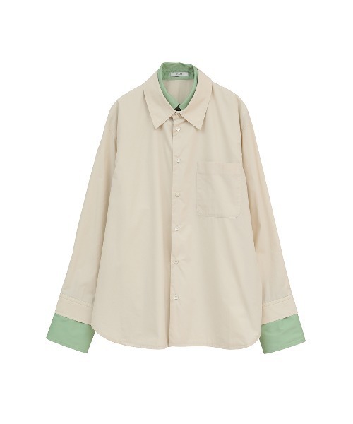 TWO TONE LAYERED SHIRTS（シャツ/ブラウス）｜CLANE（クラネ）の