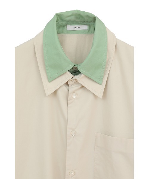 TWO TONE LAYERED SHIRTS（シャツ/ブラウス）｜CLANE（クラネ）の