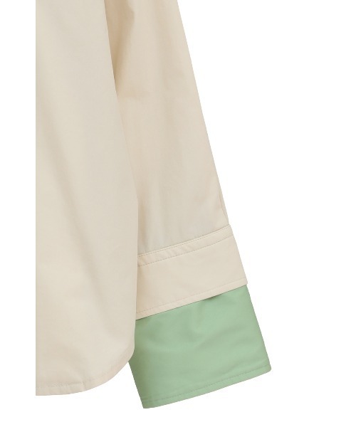 CLANE（クラネ）の「TWO TONE LAYERED SHIRTS（シャツ/ブラウス・レディース・ベージュ/ストライプ・2/1）」の19枚目の写真