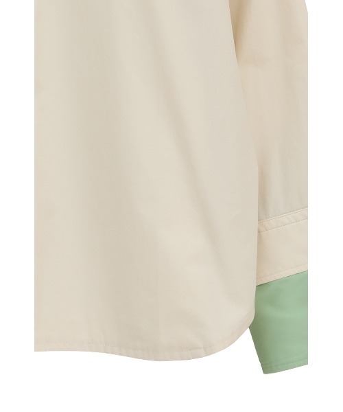 CLANE（クラネ）の「TWO TONE LAYERED SHIRTS（シャツ/ブラウス・レディース・ベージュ/ストライプ・2/1）」の20枚目の写真