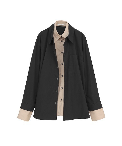 TWO TONE LAYERED SHIRTS（シャツ/ブラウス）｜CLANE（クラネ）の