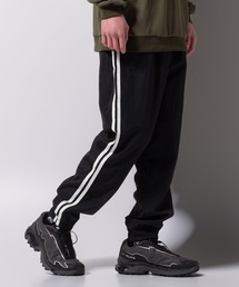 (SA) 裏メッシュ ライン ロゴ トラックパンツ