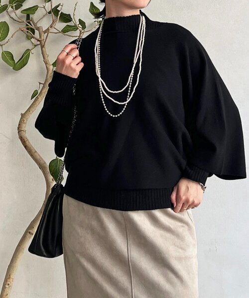 un dix cors(アンディコール)の「重ね着プルオーバー(ニット/セーター・レディース・グレー/グレイッシュベージュ/ブラック・FREE)」の17枚目の写真