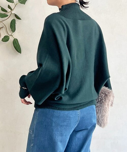 un dix cors(アンディコール)の「重ね着プルオーバー(ニット/セーター・レディース・グレー/グレイッシュベージュ/ブラック・FREE)」の18枚目の写真