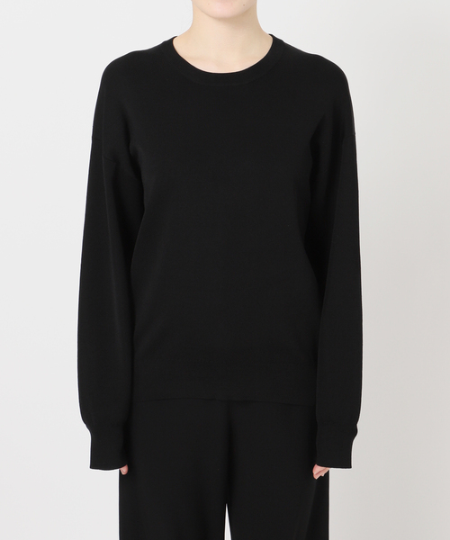 AP STUDIO（エーピーストゥディオ）の「Demure クルーネックニット（ニット/セーター・レディース・ベージュ/キャメル/ブラック・FREE）」の19枚目の写真