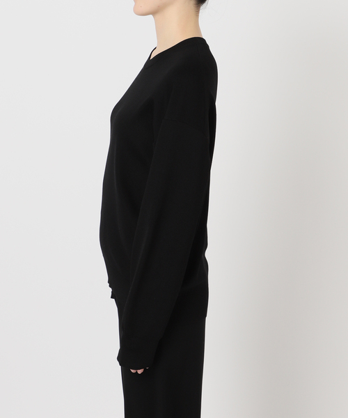 AP STUDIO（エーピーストゥディオ）の「Demure クルーネックニット（ニット/セーター・レディース・ベージュ/キャメル/ブラック・FREE）」の20枚目の写真