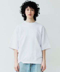 クラッシュハーフスリーブスウェット