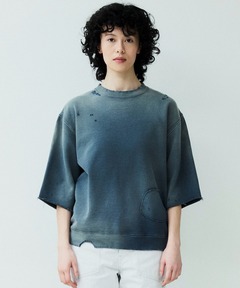 クラッシュハーフスリーブスウェット