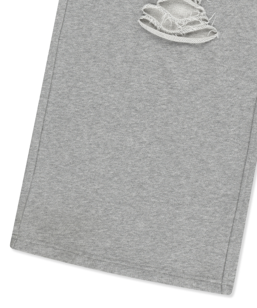 BROWNBREATH（ブラウンブレス）の「W DAMAGED SWEAT PANTS - MELANGE GREY（スウェットパンツ・レディース・その他・SMALL/MEDIUM）」の8枚目の写真