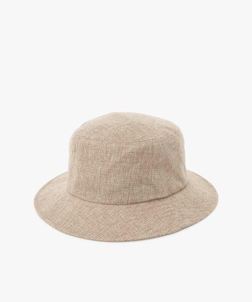 agnes b.(アニエスベー)の「キッズ ロゴ 刺繍 ジュート風 ハット ”Bob”(ハット・キッズ・ベージュ・FREE)」の3枚目の写真