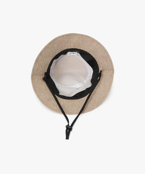 agnes b.(アニエスベー)の「キッズ ロゴ 刺繍 ジュート風 ハット ”Bob”(ハット・キッズ・ベージュ・FREE)」の4枚目の写真