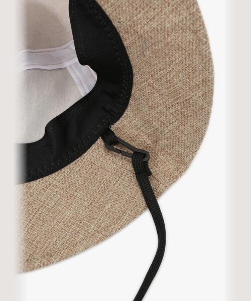 agnes b.(アニエスベー)の「キッズ ロゴ 刺繍 ジュート風 ハット ”Bob”(ハット・キッズ・ベージュ・FREE)」の6枚目の写真
