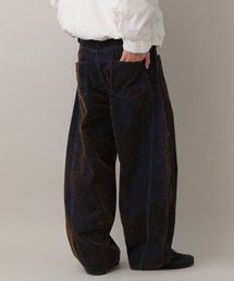RAGEBLUE | Flocked Denim Barrel Buggy Pants/フロッキーデニムバレルパンツ(デニムパンツ)