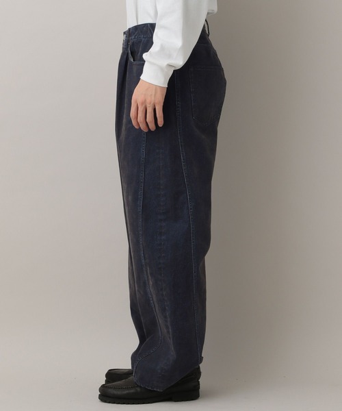 RAGEBLUE(レイジブルー)の「Flocked Denim Barrel Buggy Pants/フロッキーデニムバレルパンツ(デニムパンツ・メンズ・ブラウン/ブラック・LARGE/MEDIUM)」の13枚目の写真