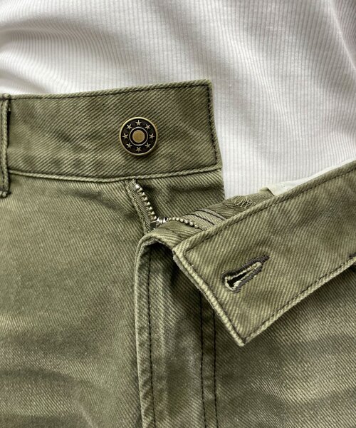 CIAOPANIC（チャオパニック）の「レースダーツフレアデニムパンツ（デニムパンツ・レディース・カーキ/ブルー/ピンク・MEDIUM/SMALL）」の12枚目の写真