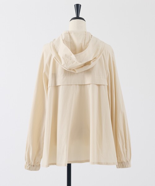 collex（コレックス）の「レイヤード風ジップアップコート（トレンチコート・レディース・アイボリー/ブラウン・フリー）」の14枚目の写真