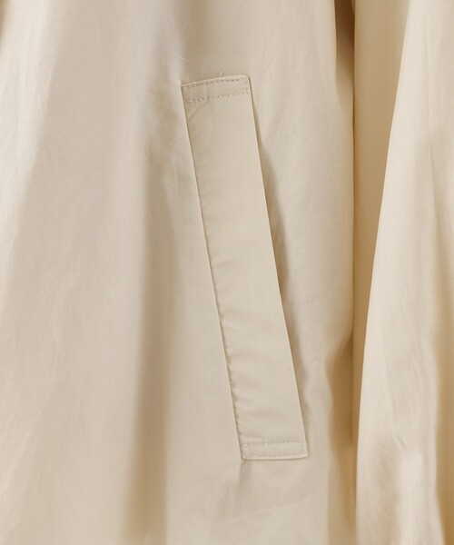 collex（コレックス）の「レイヤード風ジップアップコート（トレンチコート・レディース・アイボリー/ブラウン・フリー）」の17枚目の写真