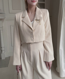 ROYAL PARTY（ロイヤルパーティー）の「ショートテーラージャケット（テーラードジャケット）」