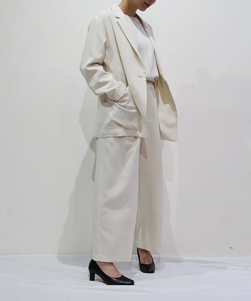 vent blanc(ヴァンブラン)の「denicher デニシェ Naturemier テーラードジャケット(テーラードジャケット・レディース・アイボリー/ネイビー/ブラック・FREE)」の20枚目の写真