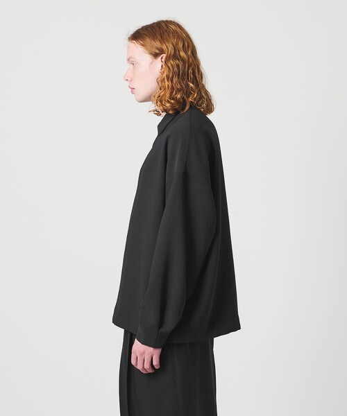 UNITED ARROWS & SONS by DAISUKE OBANA（ユナイテッドアローズアンドサンズバイダイスケオバナ）の「＜D.O UNITED ARROWS BY DAISUKE OBANA＞Ⅰ SETIN/LS PL 26SS/ポロシャツ（ポロシャツ・メンズ・ブラック・XL/M/S/L）」の14枚目の写真