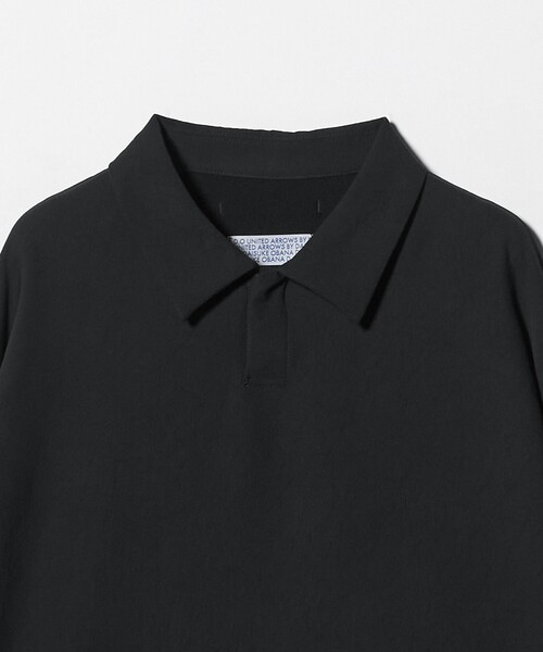 UNITED ARROWS & SONS by DAISUKE OBANA（ユナイテッドアローズアンドサンズバイダイスケオバナ）の「＜D.O UNITED ARROWS BY DAISUKE OBANA＞Ⅰ SETIN/LS PL 26SS/ポロシャツ（ポロシャツ・メンズ・ブラック・XL/M/S/L）」の10枚目の写真