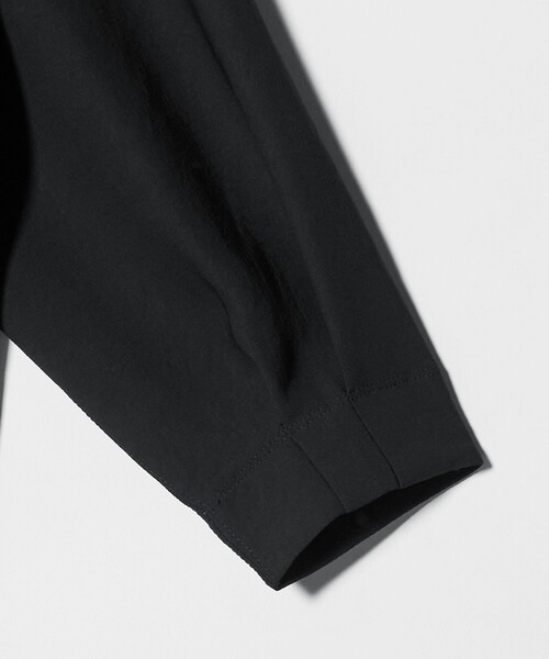 UNITED ARROWS & SONS by DAISUKE OBANA（ユナイテッドアローズアンドサンズバイダイスケオバナ）の「＜D.O UNITED ARROWS BY DAISUKE OBANA＞Ⅰ SETIN/LS PL 26SS/ポロシャツ（ポロシャツ・メンズ・ブラック・XL/M/S/L）」の9枚目の写真